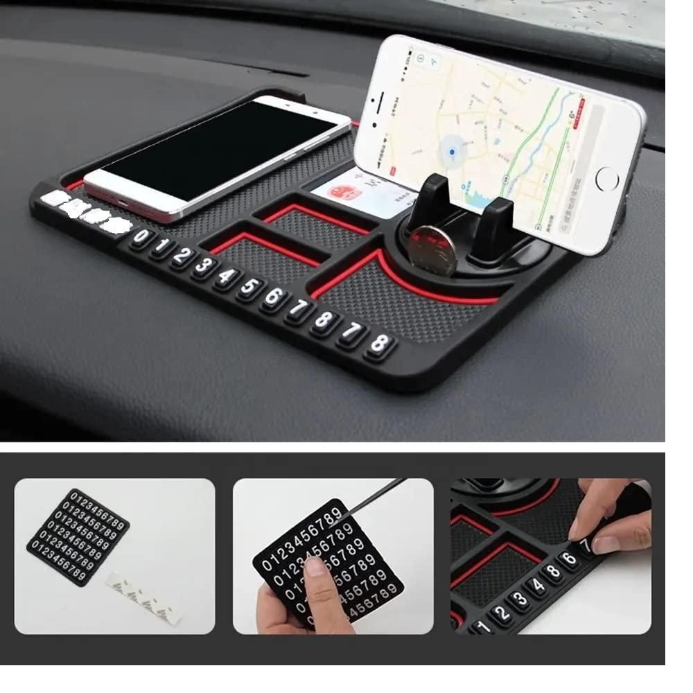 WTFNOW - Multifunction Phone/Mobile Holder for Car Dashboard