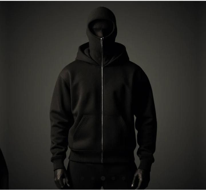 WTFnow - Men's Zipper Hoodie with Mask